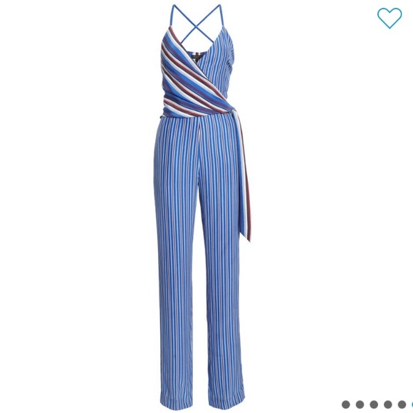 NEW Rag & Bone Felix Red Maroon Blue White 100% Silk Jumpsuit Romper Onesie - Picture 5 of 6